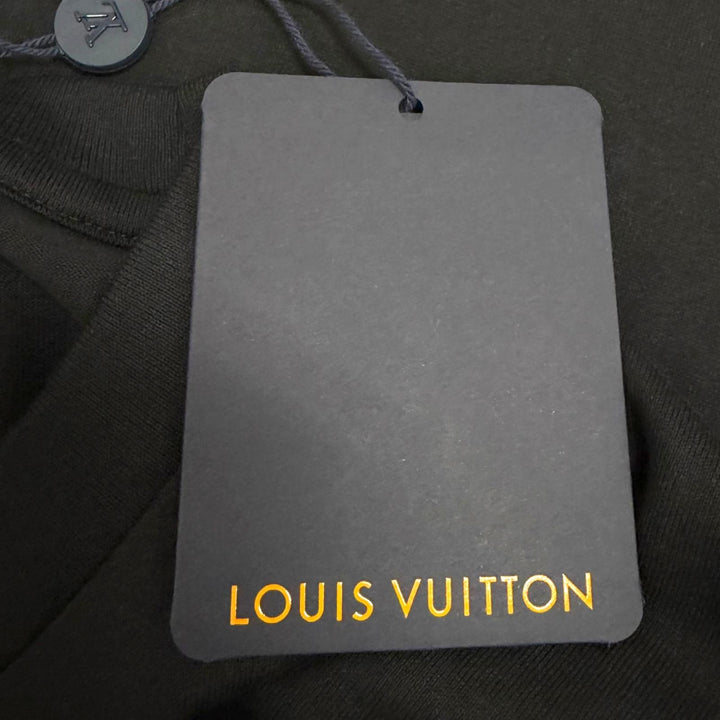 未使用品□LOUIS VUITTON ルイヴィトン 23SS LV コンサート インサイドアウト 半袖Ｔシャツ ブラック XS イタリア製 正規品 メンズ