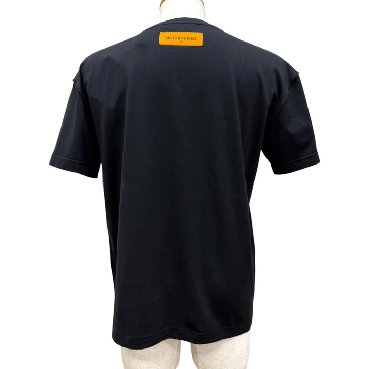 未使用品□LOUIS VUITTON ルイヴィトン 23SS LV コンサート インサイドアウト 半袖Ｔシャツ ブラック XS イタリア製 正規品 メンズ