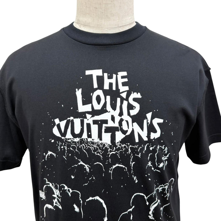 未使用品□LOUIS VUITTON ルイヴィトン 23SS LV コンサート インサイドアウト 半袖Ｔシャツ ブラック XS イタリア製 正規品 メンズ