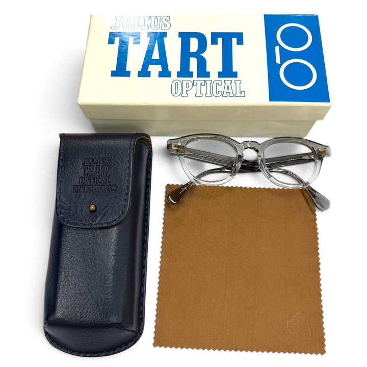 極美品▼JULIUS TART OPTICAL ジュリアスタートオプティカル PL-002W AR ARNEL アーネル ウェリントン メガネ 眼鏡 グレーグラディエント