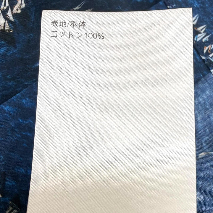 極美品□LOUIS VUITTON ルイヴィトン 25AW プリントモノグラム ショートスリーブシャツ 半袖シャツ ブルー L フランス製 正規品 メンズ