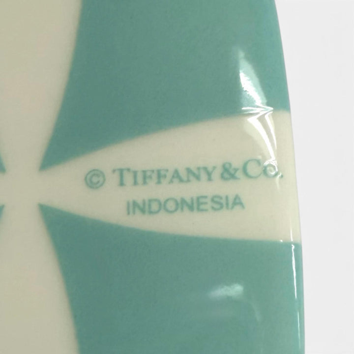 極美品□TIFFANY&amp;Co. ティファニー 陶器 ブルーボックス ジュエリーケース アクセサリーケース 小物入 ライトブルー ホワイト レディース