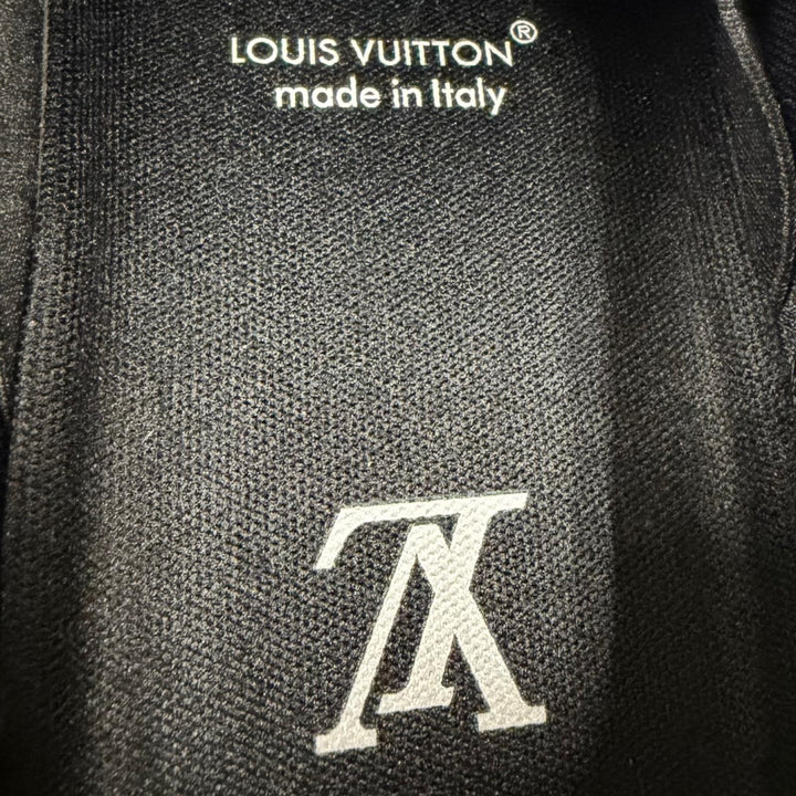 極美品▼LOUIS VUITTON ルイヴィトン LVトレイナーマキシライン スワロフスキー ラインストーン レースアップ スニーカー 8 定価935000円