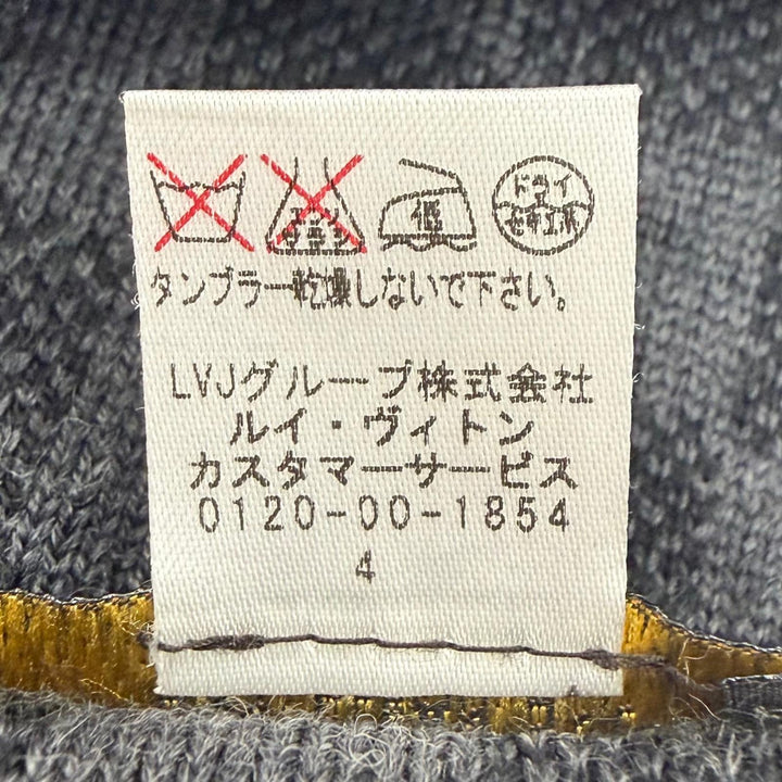 美品▼LOUIS VUITTON ルイヴィトン 401910 エシャルプ プティ ダミエ ウール100% マフラー ブラック グレー イタリア製 正規品 メンズ
