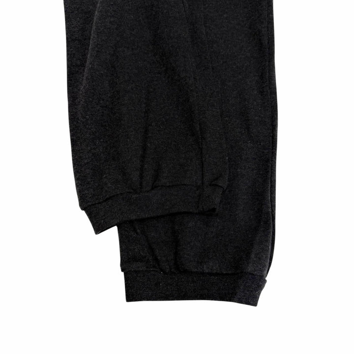 美品☆CHANEL シャネル 02A P19778 コットン カシミヤ混 2WAY ココマーク スウェットパンツ ハーフパンツ グレー 42 フランス製 正規品