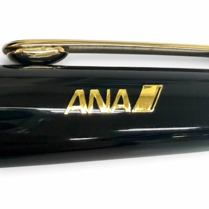 未使用品□MONTBLANC モンブラン ペン先14K Mニブ マイスターシュテュック クラシック ANA別注品 万年筆 ブラック ゴールド 西ドイツ製