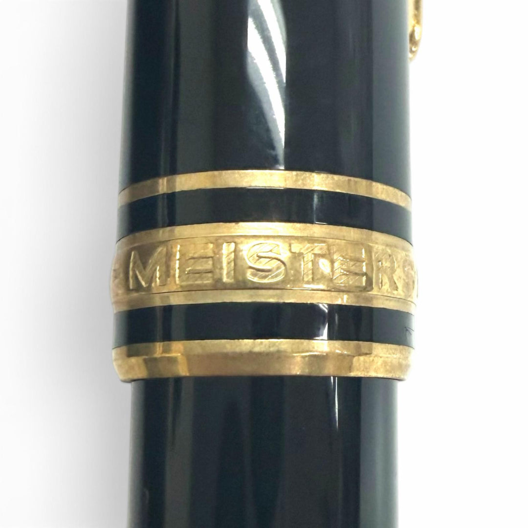 未使用品□MONTBLANC モンブラン ペン先14K Mニブ マイスターシュテュック クラシック ANA別注品 万年筆 ブラック ゴールド 西ドイツ製