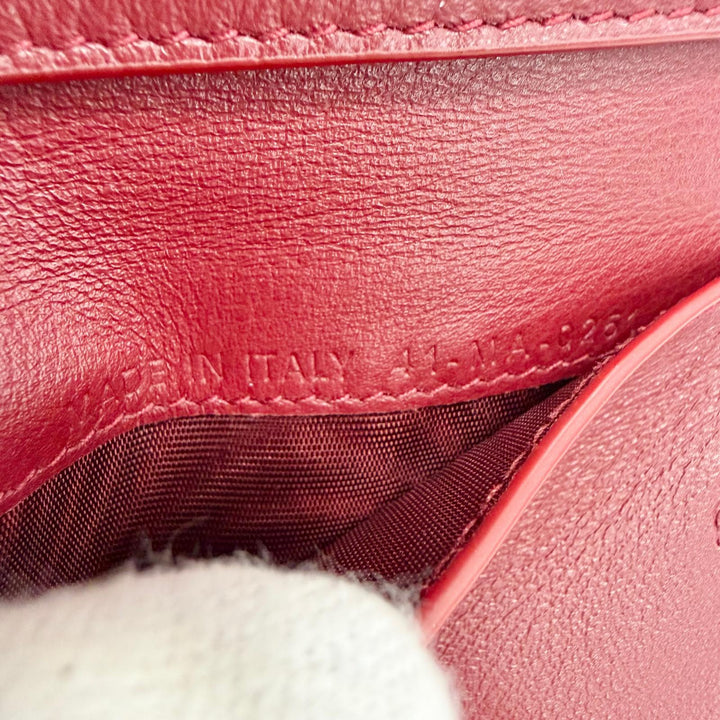 未使用品△Christian Dior クリスチャンディオール S0181OVRB レディディオール ロータスウォレット パテントレザー カナージュ 現行品