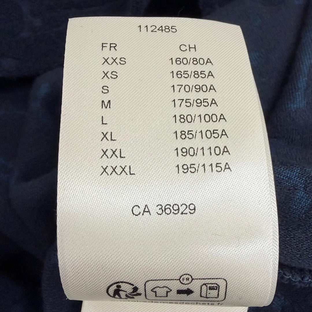 未使用品□LOUIS VUITTON ルイヴィトン 25AW 1AHWBB モノグラムフレンチテリー パイル地 半袖Ｔシャツ ネイビー XXL イタリア製 正規品