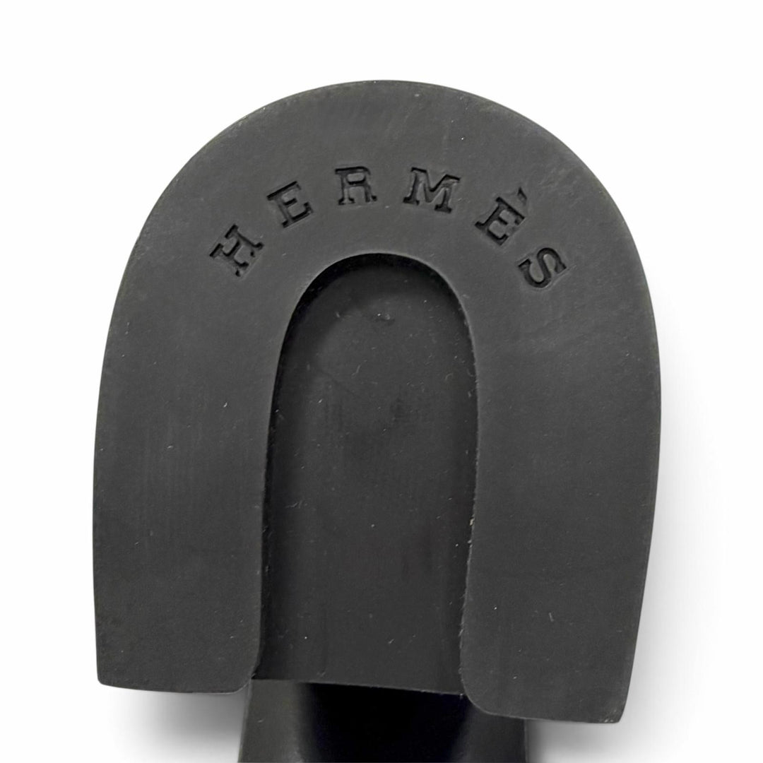 未使用品△HERMES エルメス VOLVER ヴォルヴェール エクスリブリス ソックスブーツ ニット ショートブーツ アンクルブーツ ブラック 36