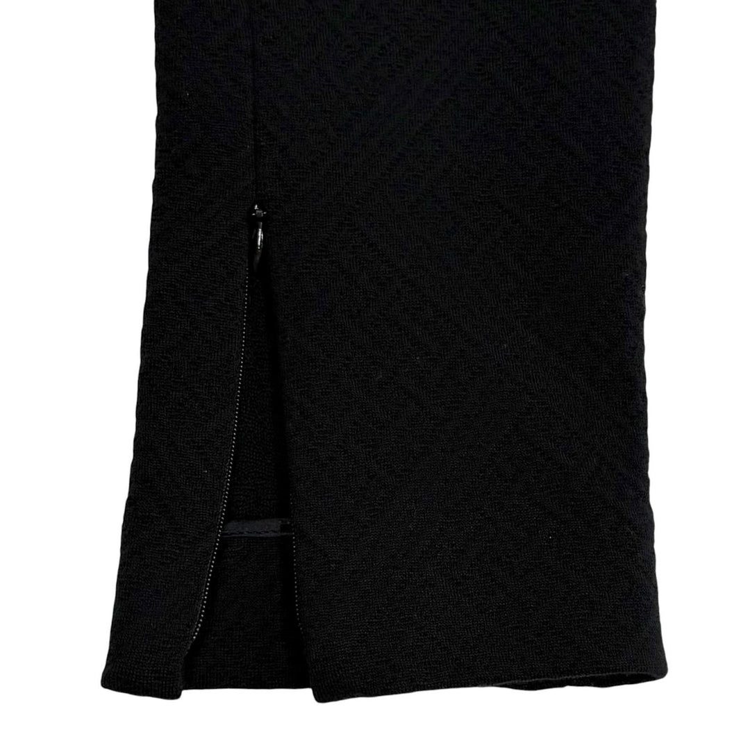 極美品★CHANEL シャネル 23B P75495V67253 ココマーク ラインストーン付ボタン ウール パンツ ブラック 36 伊製 正規品 レディース