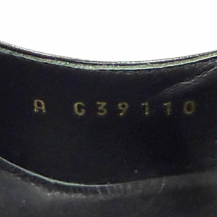 未使用品★CHANEL シャネル 22A G39110 ココマーク ベルトデザイン レザー パンプス ブラック 36 イタリア製 レディース 箱・保存袋付き