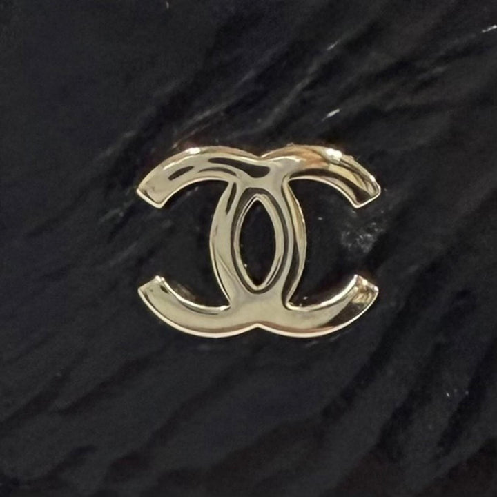 未使用品★CHANEL シャネル 22A G39110 ココマーク ベルトデザイン レザー パンプス ブラック 36 イタリア製 レディース 箱・保存袋付き