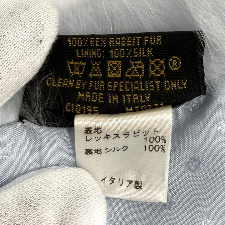 美品★LOUIS VUITTON ルイヴィトン M70271 エシャルプ レインボーストライプス レッキスラビット 裏地シルク100％ LVロゴ マフラー 正規