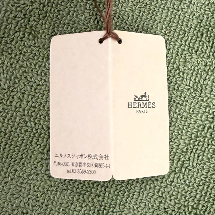 未使用品★HERMES エルメス ヨッティング プラージュ テレサ コットン100％ フリンジ ブランケット タオルケット ビーチタオル 箱付き