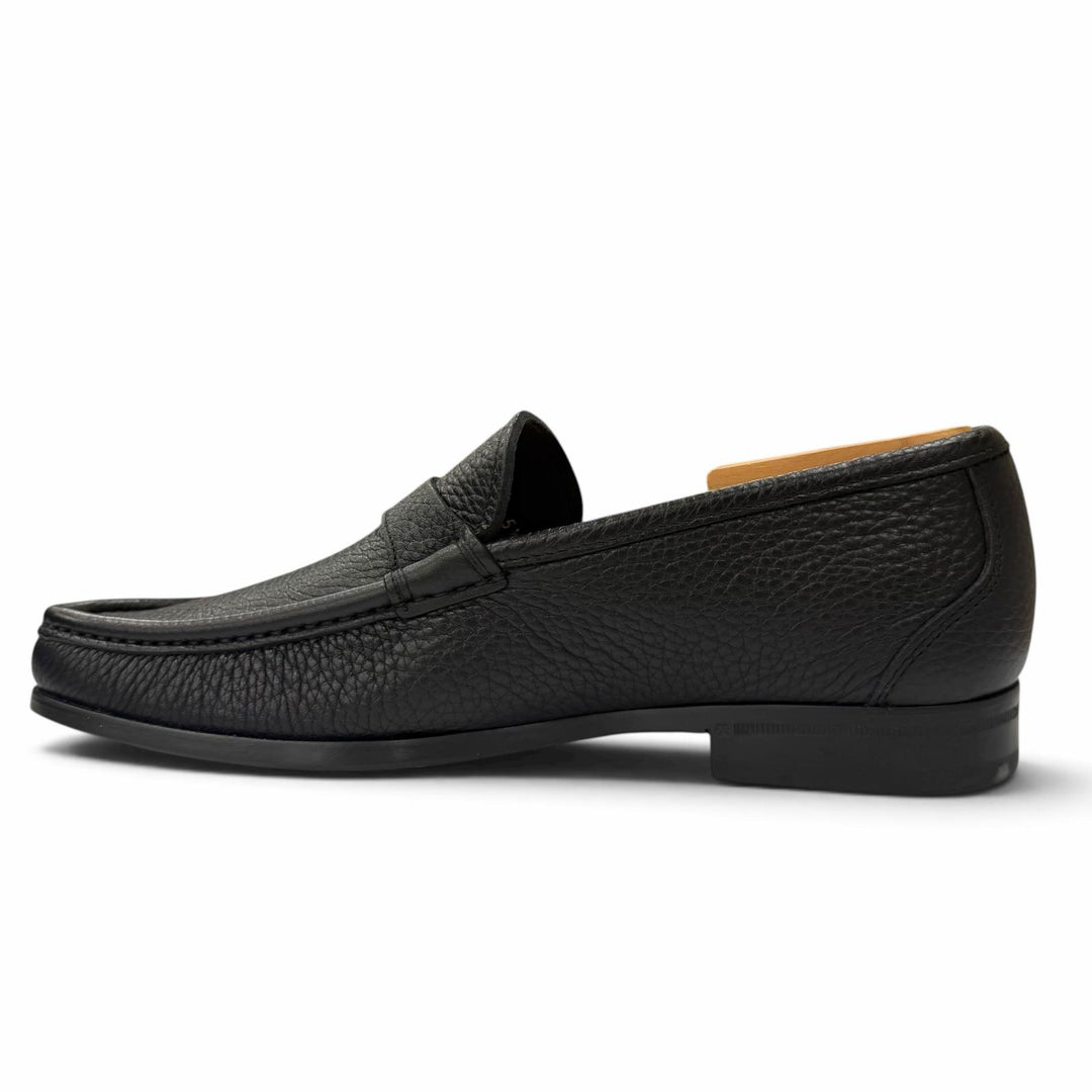 極美品▼Salvatore Ferragamo サルヴァトーレフェラガモ ガンチーニ レザーシューズ ローファー ブラック 5.5 伊製 メンズ 保存袋付き