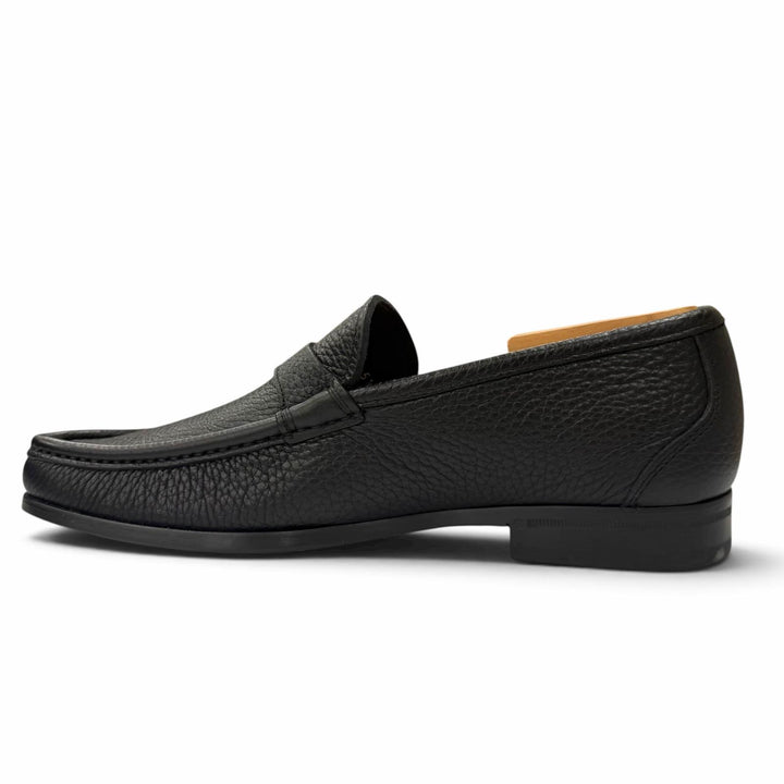 極美品▼Salvatore Ferragamo サルヴァトーレフェラガモ ガンチーニ レザーシューズ ローファー ブラック 5.5 伊製 メンズ 保存袋付き