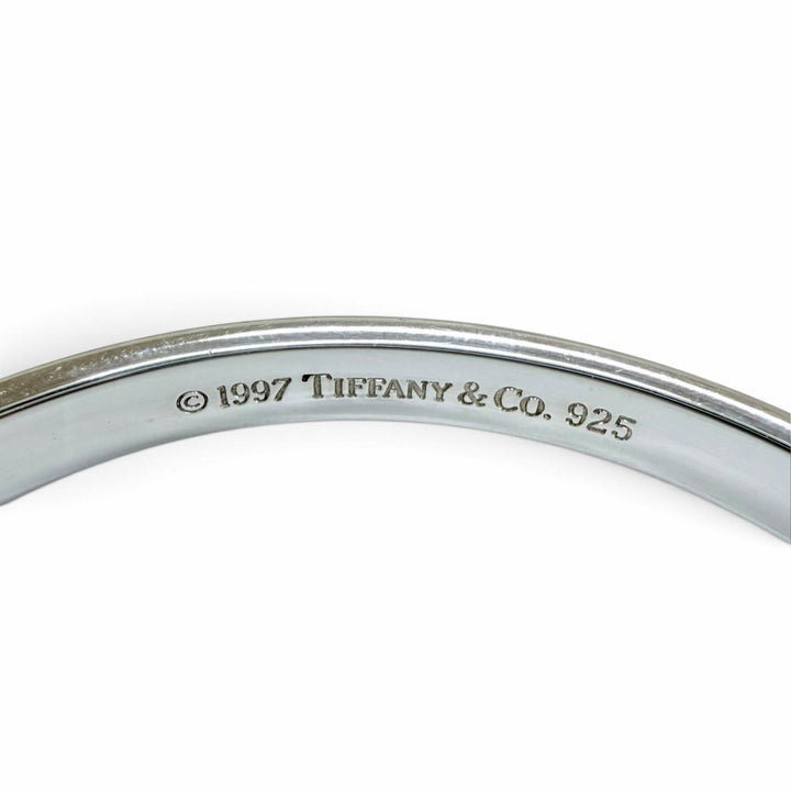 美品☆TIFFANY&amp;Co. ティファニー ティファニー 1837 ナロー バングル 925 アクセサリー シルバー 重量32.5g レディース