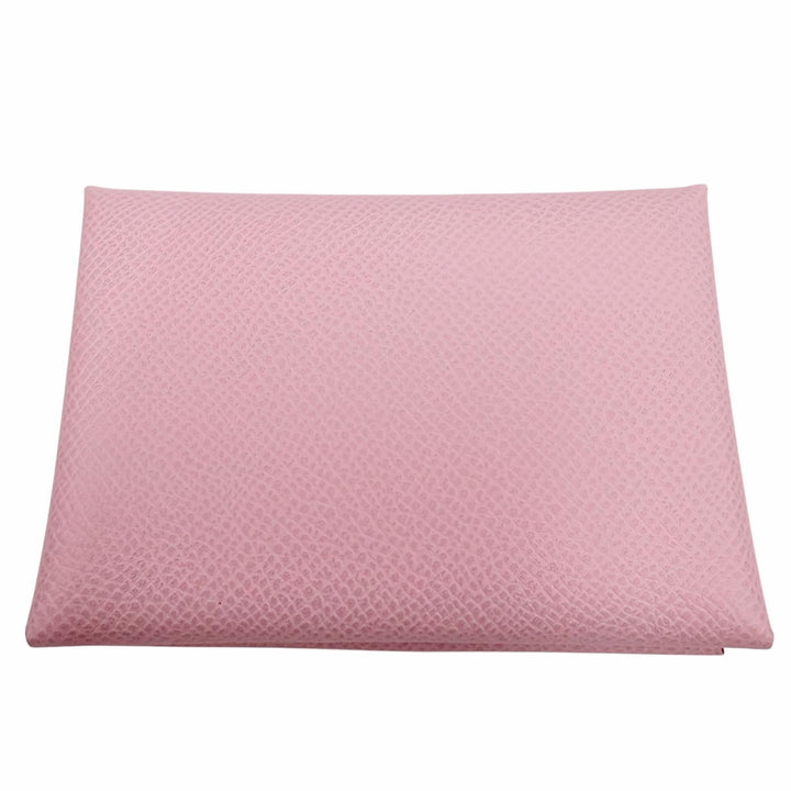未使用品☆HERMES エルメス カルヴィ デュオ ヴォーエプソン モーヴシルベストル シルバー金具 セリエ金具 コインケース K刻印 箱付き