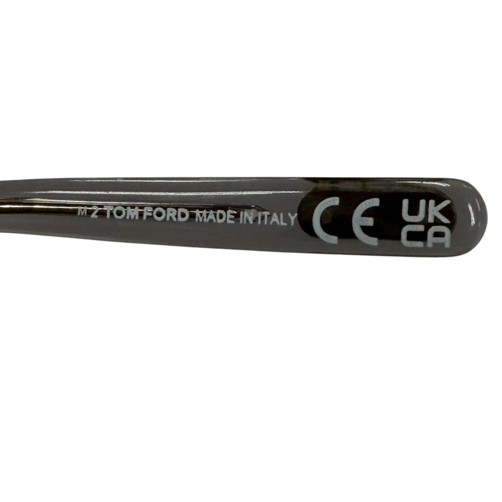 美品▼TOM FORD トムフォード TF1042-D ウェリントン アイウェア サングラス クリアグレー シルバー 52□21 145 度入 イタリア製 メンズ