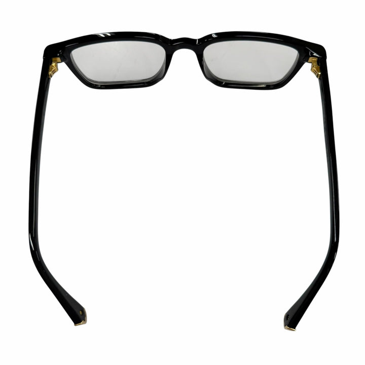 美品▼Cartier カルティエ F01HT00990 CT0586O ロゴ入り メガネ 眼鏡 アイウェア ブラック ゴールド 53□19 145 度入り 伊製 メンズ 箱付
