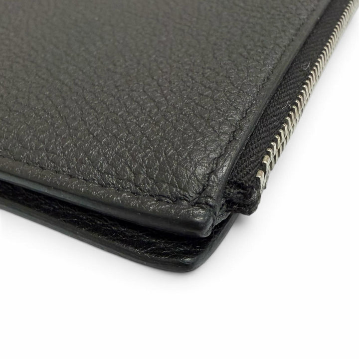 美品□HERMES エルメス EAジップ PM トゴ レザー 小物入れ 手帳カバー ブラック Z刻印 フランス製 メンズ レディース オススメ