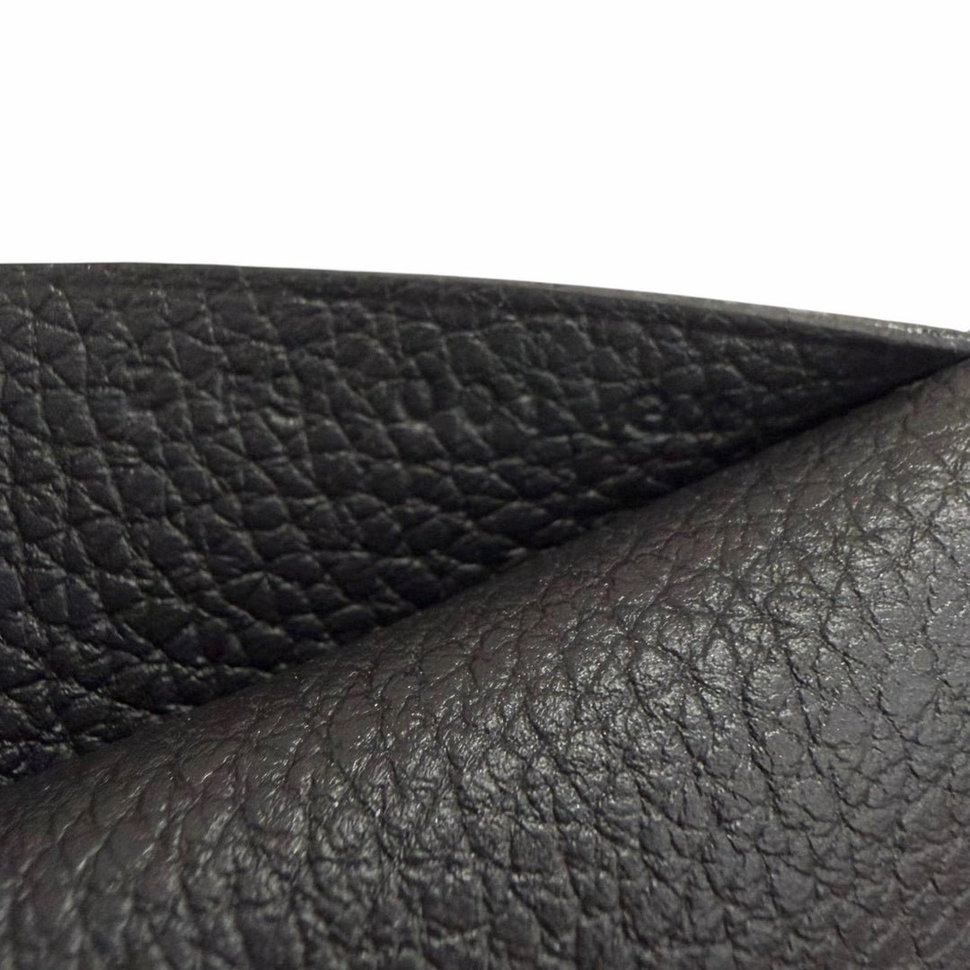美品□HERMES エルメス EAジップ PM トゴ レザー 小物入れ 手帳カバー ブラック Z刻印 フランス製 メンズ レディース オススメ