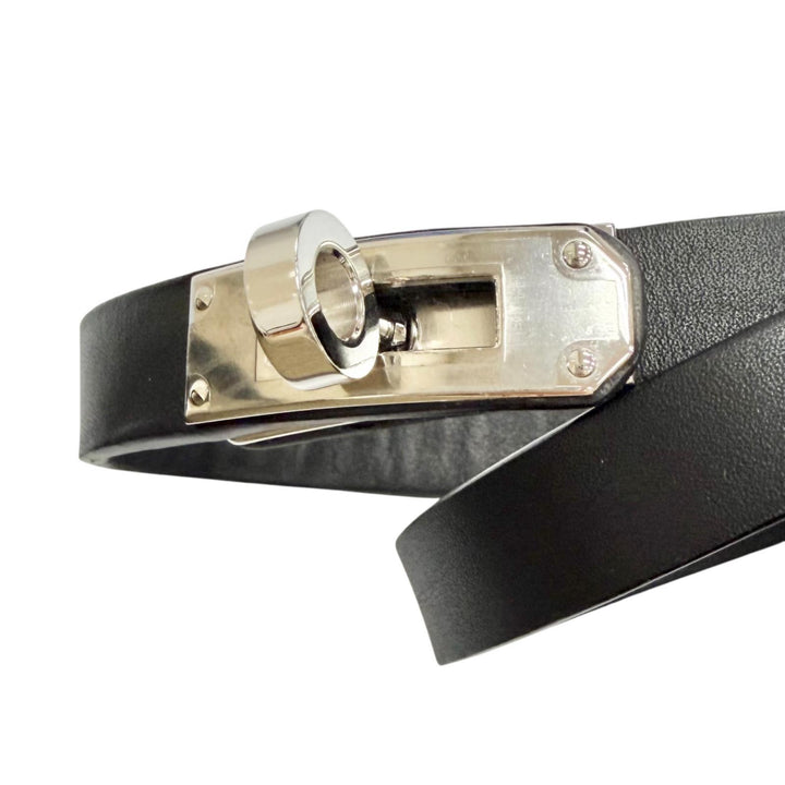 未使用品△HERMES エルメス 191098Z ティヴォリ レザー ケリーバックル アンクルストラップ エスパドリーユ ウェッジソール サンダル 36