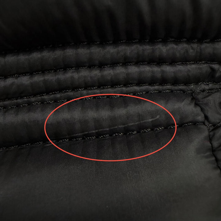 未使用品▼Sacai サカイ 23-03230M PADDED BOOTS ナイロン ドローコード付き ボア ブーツ ブラック 40 イタリア製 メンズ 箱・保存袋付き