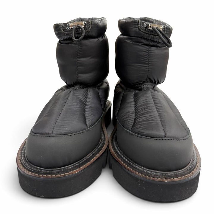 未使用品▼Sacai サカイ 23-03230M PADDED BOOTS ナイロン ドローコード付き ボア ブーツ ブラック 40 イタリア製 メンズ 箱・保存袋付き