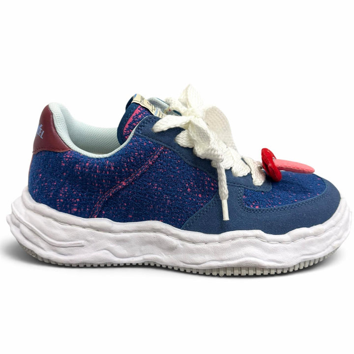 未使用品□Maison MIHARA YASUHIRO 71 MICHAEL メゾン ミハラヤスヒロ ミシェル C11FW705 WAYNE with lips ローカットスニーカー 青 41