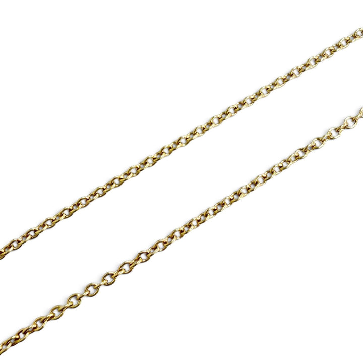 極美品△TIFFANY&amp;Co. ティファニー バイザヤード ネックレス 1Pダイヤモンド 750(YG) K18 D0.21ct/F/3EX/VVS2 イエローゴールド 重量1.9g