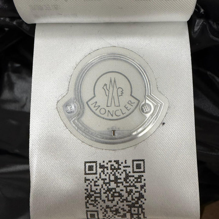 美品□MONCLER GENIUS 7 FRAGMENT HIROSHI FUJIWARA モンクレール 2022年製 OSTEEN GILET ダウンベスト ジレ ブラック 1 正規品 メンズ
