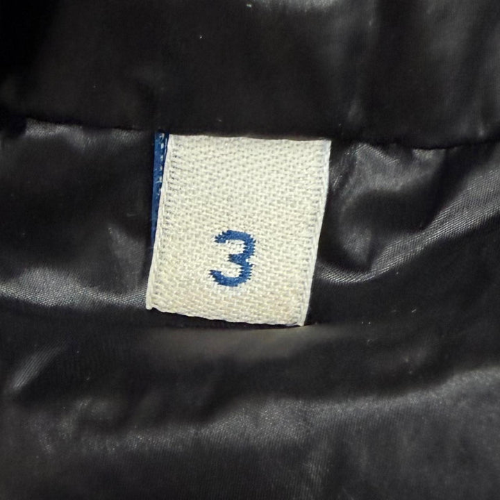 美品□MONCLER モンクレール GUI GILET ロゴワッペン WZIP パッカブル ライトダウンベスト ジレ ブラック 3 正規品 メンズ 軽量◎
