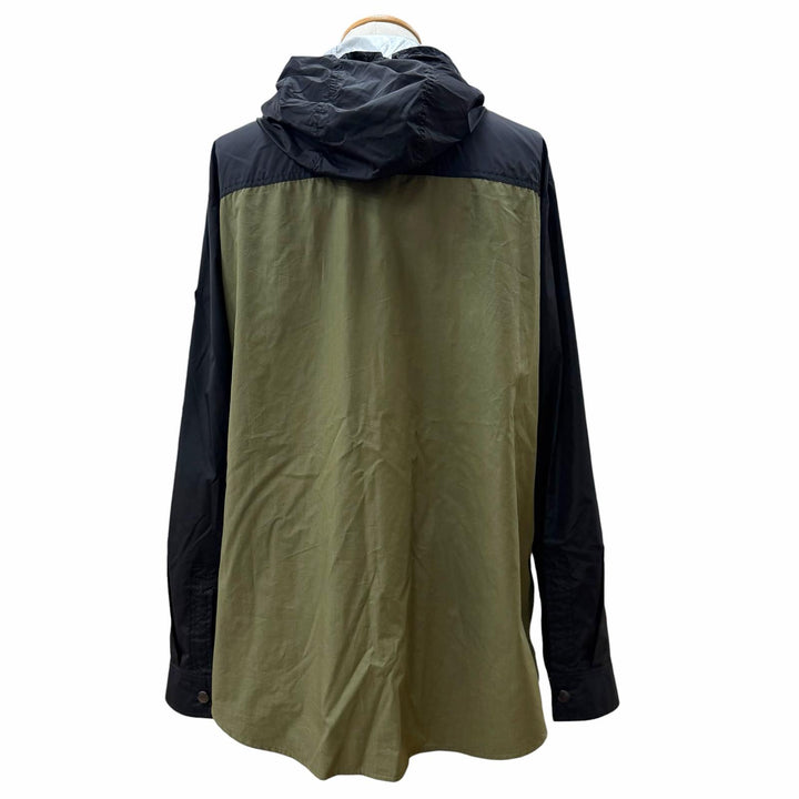 未使用品▼MONCLER モンクレール DONAN ロゴワッペン付 フーデッド リバーシブル マウンテンパーカー カーキ ブラック シルバー 3 正規品