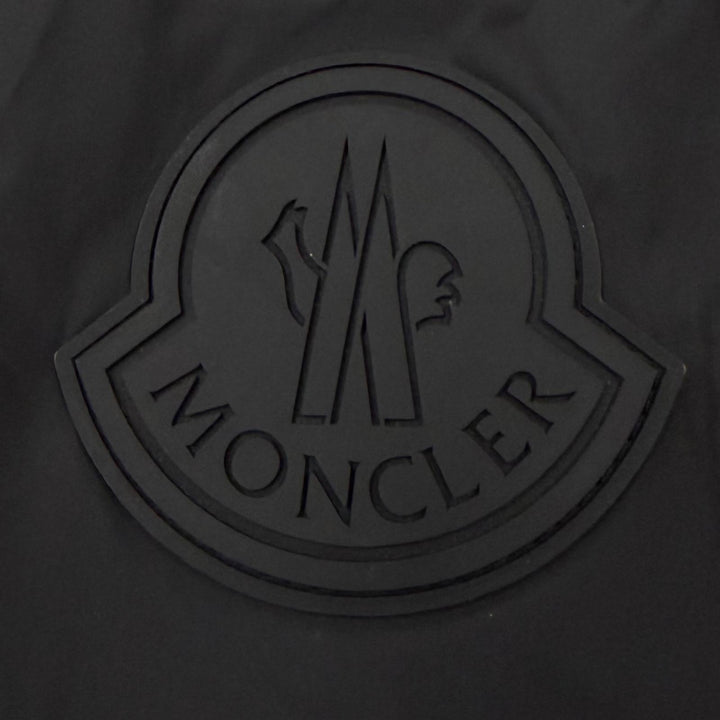 未使用品▼MONCLER モンクレール DONAN ロゴワッペン付 フーデッド リバーシブル マウンテンパーカー カーキ ブラック シルバー 3 正規品