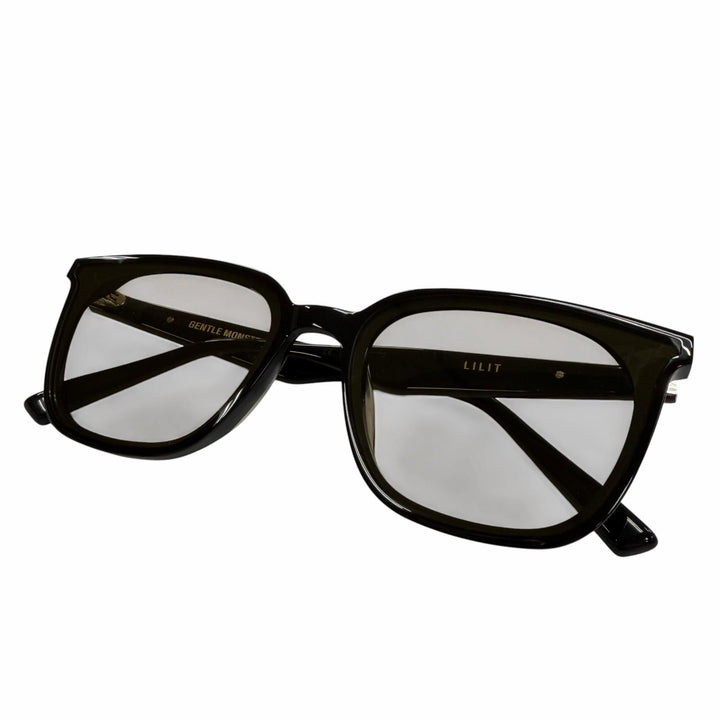 極美品▼GENTLE MONSTER ジェントルモンスター LILIT アイウェア サングラス ブラック レンズ：ブラウン 63□17-149 度なし メンズ 箱付