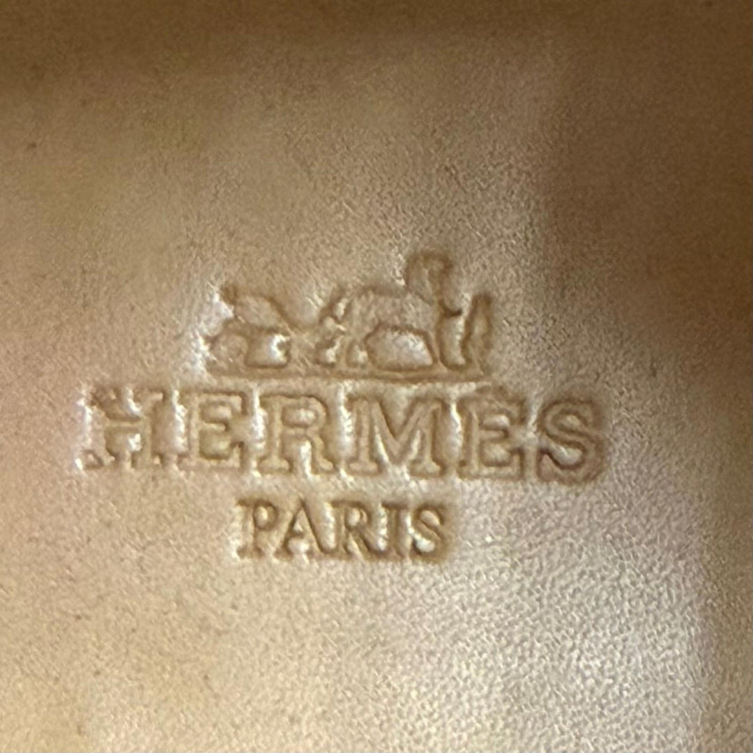 美品▼HERMES エルメス BOTTILLONS レザー Uチップ パーフォレーション レースアップ ブーツ ブラック 40 イタリア製 メンズ