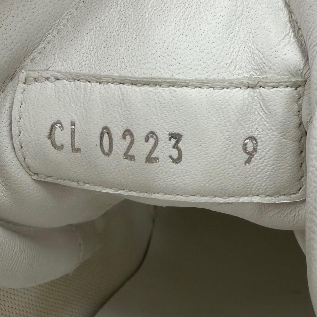 極美品▼LOUIS VUITTON ルイヴィトン 1ABIHY LVアークライトライン レザー使い スニーカー ホワイト ライトブルー 9 イタリア製 メンズ