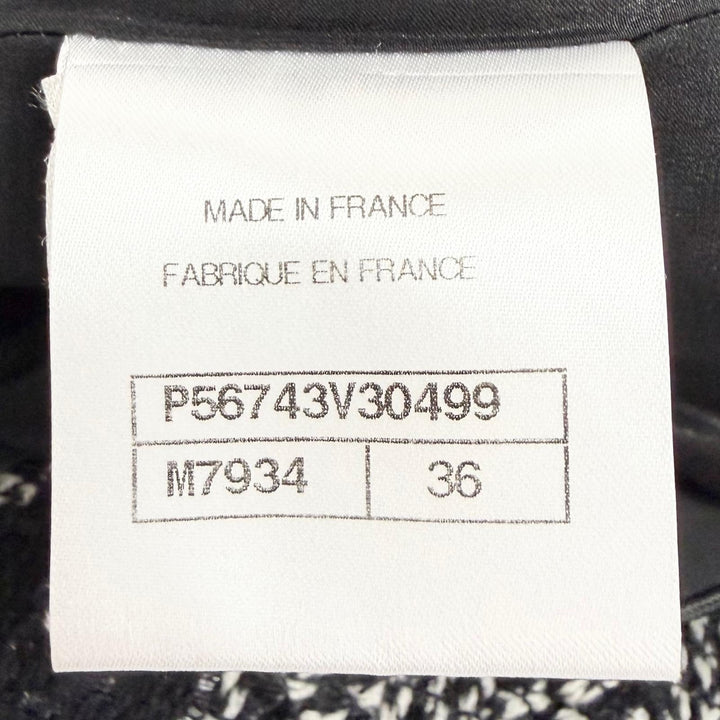 極美品△CHANEL シャネル P56743V30499 シルク・カシミヤ混 ココマーク ライオン金具 ツイード ロングスカート ブラック 36 正規品 仏製