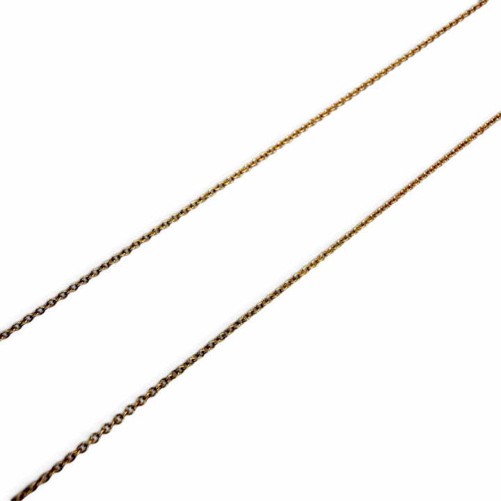 極美品☆TIFFANY&amp;Co. ティファニー オープンティアドロップ ペンダント 750（YG）ネックレス イエローゴールド 重量2.04g 箱・保存袋付き