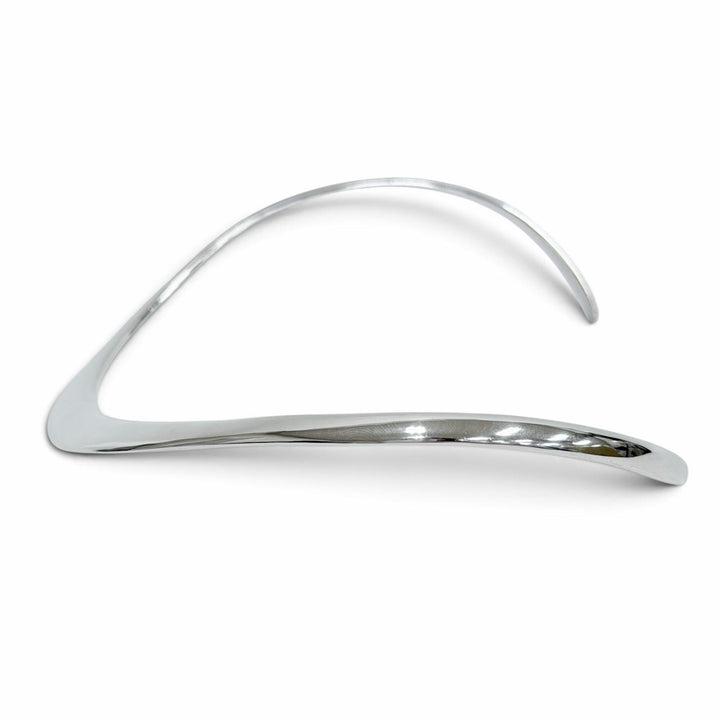 美品△TIFFANY&amp;Co. ティファニー ヴィンテージ オメガ チョーカー 925 ネックカフ アクセサリー メキシコ製 シルバー 重量42.1g レディース