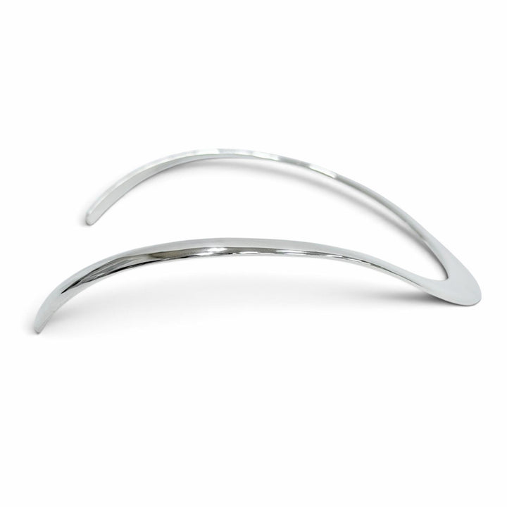 美品△TIFFANY&amp;Co. ティファニー ヴィンテージ オメガ チョーカー 925 ネックカフ アクセサリー メキシコ製 シルバー 重量42.1g レディース