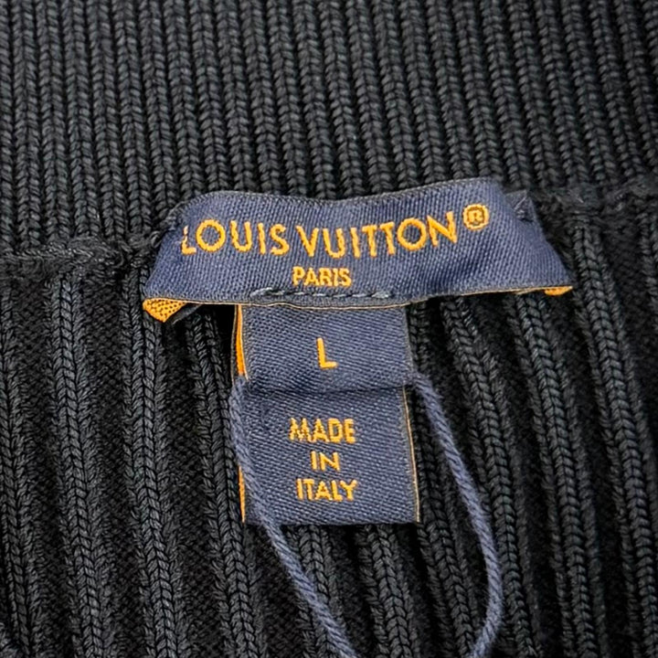 未使用品☆LOUIS VUITTON ルイヴィトン 25SS マーメイドシルエット ニット ロング丈 タイトスカート ネイビー L イタリア製 正規品