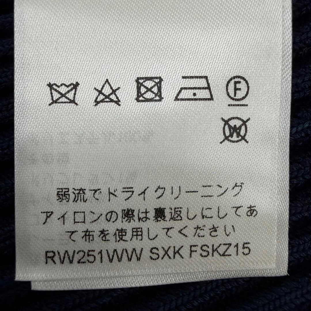 未使用品☆LOUIS VUITTON ルイヴィトン 25SS マーメイドシルエット ニット ロング丈 タイトスカート ネイビー L イタリア製 正規品
