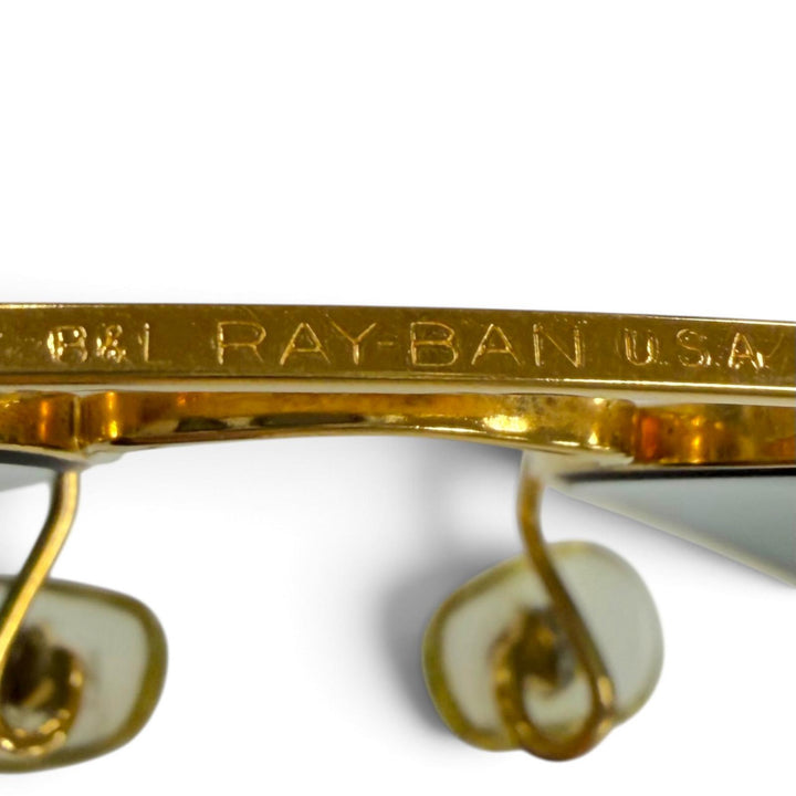 美品▼Ray-Ban レイバン ヴィンテージ L2846 アビエーター B&amp;L ボシュロム ティアドロップ ツーブリッジ アイウェア サングラス 6214