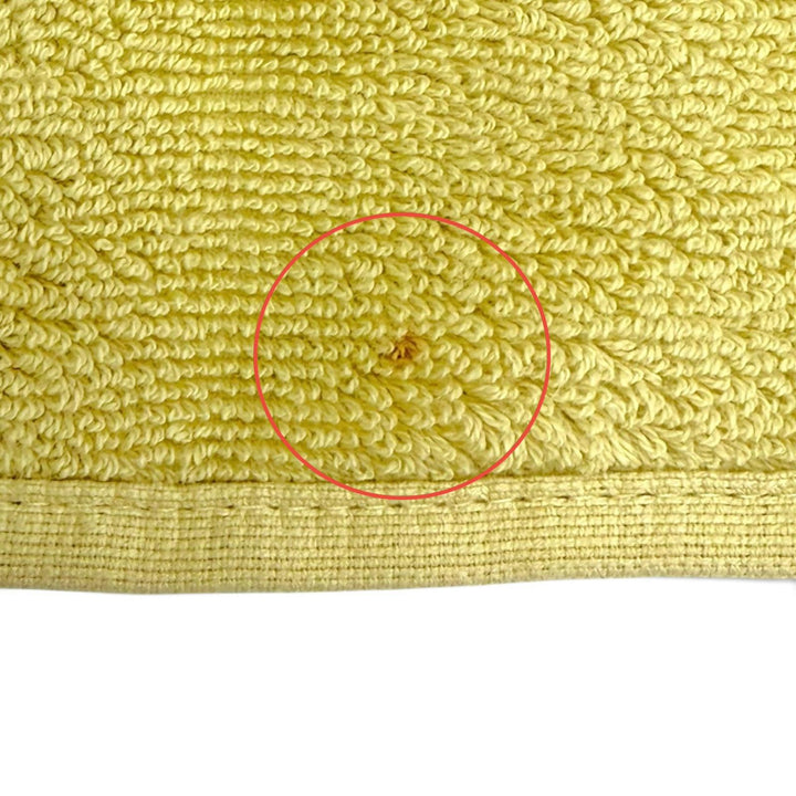 未使用品△HERMES エルメス 101622M SERVIETTE INVITE SWING コットン JAUNE SOUFRE バスタオル フェイスタオル ハンドタオル 3枚セット