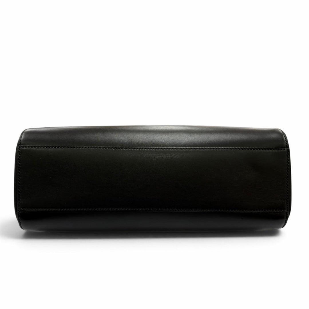 極美品☆GUCCI グッチ 45376 ニムフェア ミディアム バンブー エコパール 2way レザー ショルダーバッグ ハンドバッグ ブラック 保存袋付
