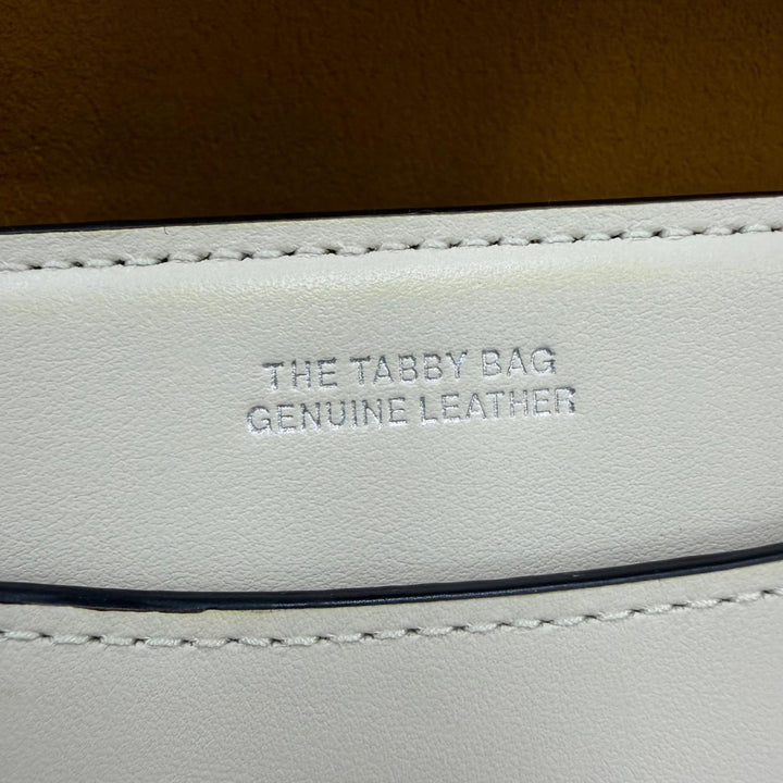 極美品☆COACH コーチ CY940 タビー 26 クリスタルビジュー装飾 レザー 2WAY ハンドバッグ ショルダーバッグ アイボリー レディース