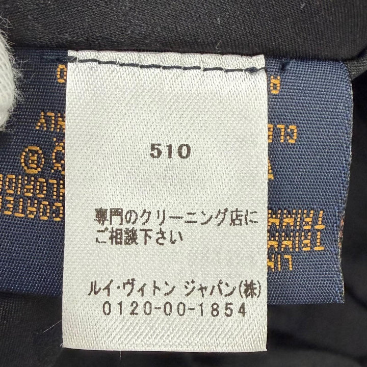 美品▼LOUIS VUITTON ルイヴィトン MP2900 モノグラム フラワー 1854 ラムレザー使い 帽子 キャップ ブラック系 M 伊製 正規品 メンズ